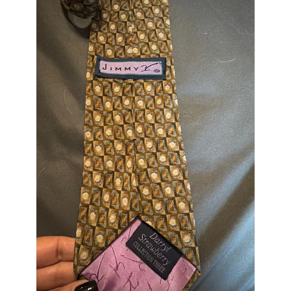 Mens Silk Tie Lot 8pc Polo Ralph Lauren Tommy Hilfiger Paisley Plaid Geometric